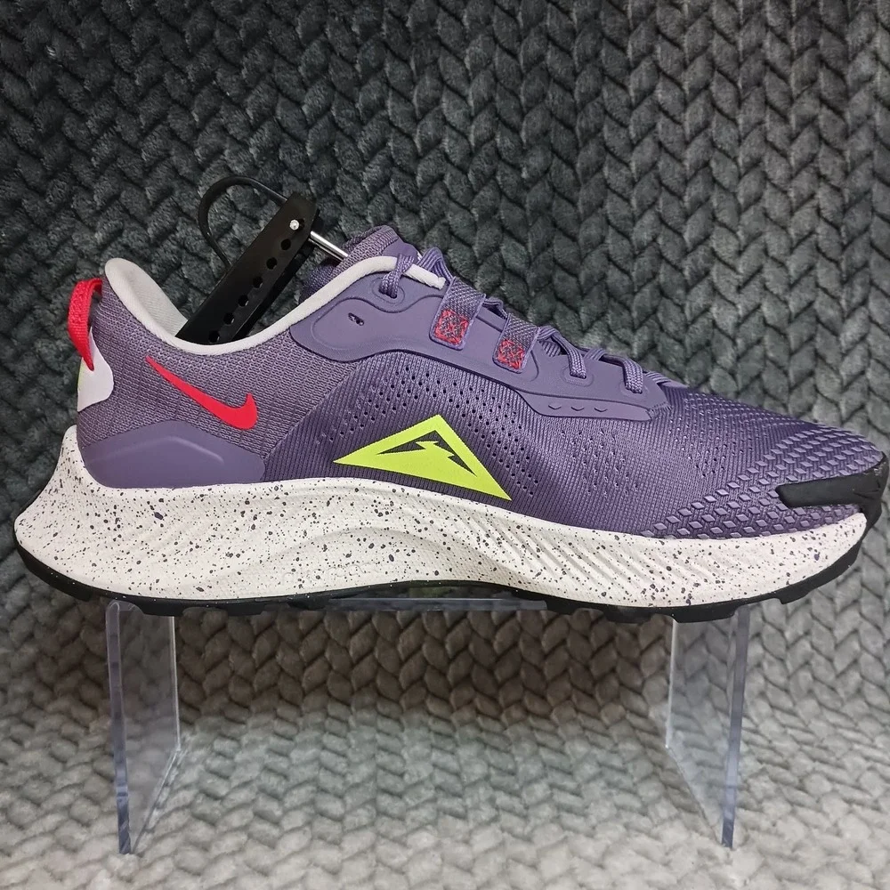Nike Pegasus Trail 3 Canyon Purple Volt Women's Running Sneakers Shoes Size 10